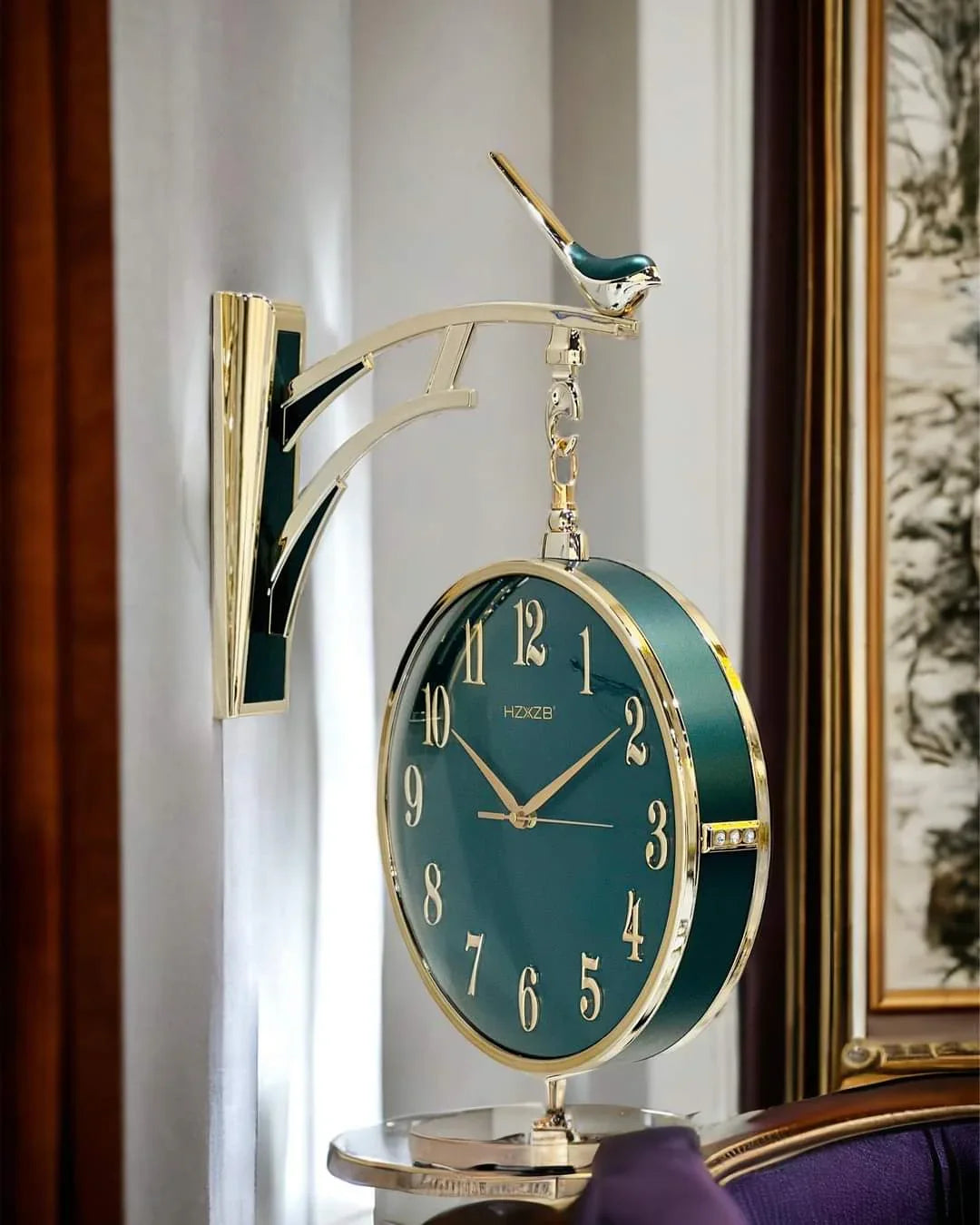 WALL HANGING DUAL FACE CLOCK STYLE 38